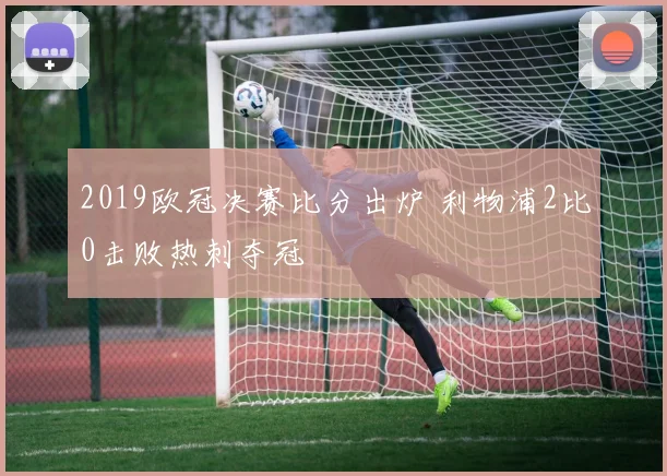 2019欧冠决赛比分出炉 利物浦2比0击败热刺夺冠